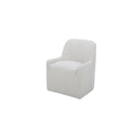Maisie - Rolling Dining Chair - Flecked Oat - Moe's Home Collection - Arm Chairs - Elite Enclave Home