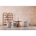 Barrow - Rolling Dining Chair - Gray Storm - Moe's Home Collection - Side Chairs - Elite Enclave Home