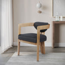 Carlyle - Dining Chair With Natural Frame - Meridian Furniture - Arm Chairs - Elite Enclave Home