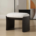 Port - Small Bench - Walnut / White - Uttermost - Upholstered Benches- Elite Enclave Home