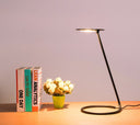 15" Metal Desk Table Lamp With Shade - Silver