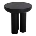 Rocca - Cement Side Table - Black - Moe's Home Collection - Side Tables - Elite Enclave Home