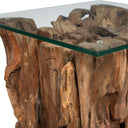 Rozel - Teak Wood End Table - Light Brown - Uttermost - End Tables- Elite Enclave Home