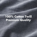 Mckenzie - 3 Piece Full/Queen Twill Washed Duvet Set - Blue