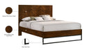 Reed - Bed - Meridian Furniture - Panel Beds - Elite Enclave Home