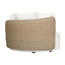 Sunset - Outdoor Round Swivel Day Bed - White