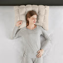 Stay Puffed - Overfilled Pillow Protector Single Piece - Tan