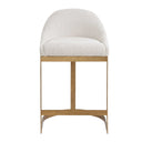 Ira - Counter Stool - Gold / Ivory