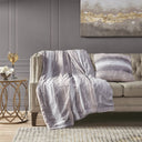 Zuri - Square Pillow - Blush / Gray - Madison Park - Throw Pillows - Elite Enclave Home