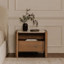 Lane - Nightstand - Natural - Moe's Home Collection - Accent Nightstands - Elite Enclave Home