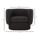 Koba - Chair - Black - Moe's Home Collection - Accent Chairs - Elite Enclave Home
