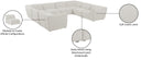 Miramar - 8 Piece Modular Sectional - Meridian Furniture - Stationary Sectionals - Elite Enclave Home