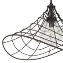 Whirlwind - 1 Light Indoor-Outdoor Pendant - Dark Bronze