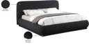 Rigby - Bed With Black Base - Meridian Furniture - Platform Beds - Elite Enclave Home