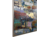 Fiesta - Hand Painted Canvas - Blue