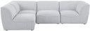 Miramar - 4 Piece Modular Sectional - Meridian Furniture - Stationary Sectionals - Elite Enclave Home