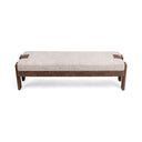Kava - Accent Bench - Cocoa Latte - Classic Home - Upholstered Benches - Elite Enclave Home