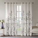 Cecily - Burnout Printed Curtain Panel Pair - Grey - Madison Park - Curtains & Drapes - Elite Enclave Home