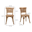 Churchill - Dining Chair (Set of 2) - Light Brown - Moe's Home Collection - Chair Sets - Elite Enclave Home