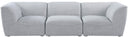 Miramar - 3 Seat Modular Sofa - Meridian Furniture - Stationary Sectionals - Elite Enclave Home