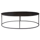 Coreene - Oval Coffee Table - Black