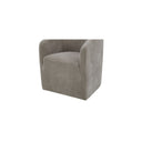 Sandy - Rolling Dining Chair - Taupe / Tan - Moe's Home Collection - Arm Chairs - Elite Enclave Home