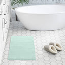 Marshmallow - 20" x 30" Bath Rug - Seafoam - Madison Park Signature - Bath Rugs & Mats - Elite Enclave Home