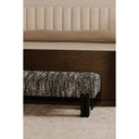 Priya - Bench - Dark Gray - Moe's Home Collection - Upholstered Benches - Elite Enclave Home