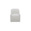 Maisie - Rolling Dining Chair - Flecked Oat / Beige - Moe's Home Collection - Arm Chairs - Elite Enclave Home