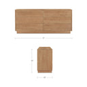 Hudson - 6 Drawer Dresser - Natural