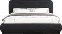 Rigby - Bed With Black Base - Meridian Furniture - Platform Beds - Elite Enclave Home