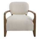 Telluride - Natural Shearling Accent Chair - Beige