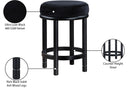 Monette - Counter Stool With Black Base - Meridian Furniture - Counter Height (24" - 27") - Elite Enclave Home
