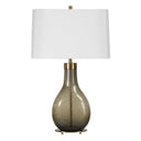 Shyla - Dark Glass Table Lamp - White - Uttermost - Table Lamps- Elite Enclave Home