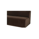 Naomi - Convex Sofa - Dark Brown - Moe's Home Collection - Stationary Sofas - Elite Enclave Home