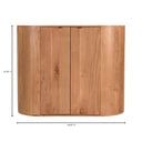 Theo - Cabinet - Natural Oak - Moe's Home Collection - Accent Cabinets - Elite Enclave Home