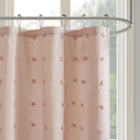 Brooklyn - Pom Pom Shower Curtain - Pink - Urban Habitat - Shower Curtains - Elite Enclave Home