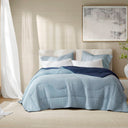 Cooling - King/California King Reversible Tencel Comforter Blanket - Blue