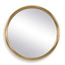 Atkinson - Modern Round Mirror - Brass - Uttermost - Accent Mirrors - Elite Enclave Home