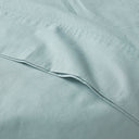 Peached Percale - King Sheet Set - Aqua