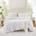 Lily - Full/Queen 3 Piece Comforter Set - White - Intelligent Design - Comforters & Sets - Elite Enclave Home