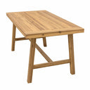 Solid Wood Outdoor Dining Table - Natural