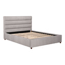 Takio - Queen Bed - Gray - Moe's Home Collection - Upholstered Beds - Elite Enclave Home