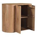Theo - Cabinet - Natural Oak - Moe's Home Collection - Accent Cabinets - Elite Enclave Home