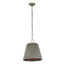 Granada - 1 Light Hexagon Pendant - Dark Gray - Uttermost - Pendant Lighting- Elite Enclave Home