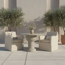 Lydia - Outdoor Slipcover Dining Chair - Cream - Moe's Home Collection - Dining Chairs - Elite Enclave Home