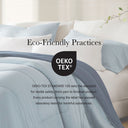 Cooling - Full/Queen Reversible Tencel Comforter Blanket - Blue - Harbor House - Comforters & Sets - Elite Enclave Home