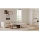 Lowtide - Lounge Modular Sectional - Warm White - Moe's Home Collection - Stationary Sectionals - Elite Enclave Home