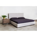 Luzon - King Bed - Light Gray - Moe's Home Collection - Upholstered Beds - Elite Enclave Home