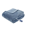 Heated Plush - Throw - Sapphire Blue - Beautyrest - Heated Throws - Elite Enclave Home